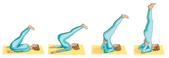 Стойка березка болит спина